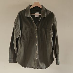Thread & Supply Olive Shacket
